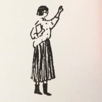 MA7Stamp Rubber Stamp - Fumiko In The Archives || The Stationery Pocket