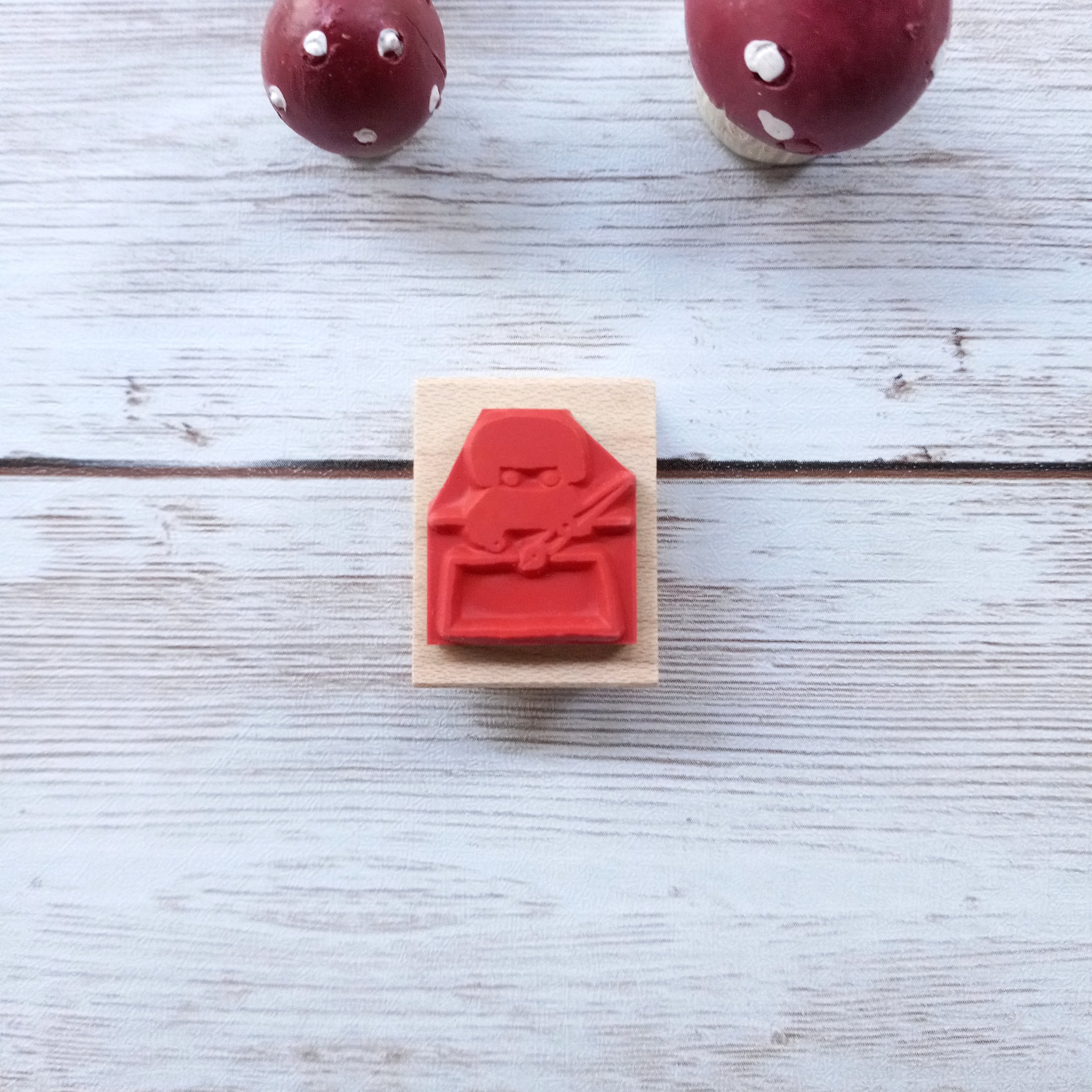 Hankodori Let's Write a Letter Rubber Stamp