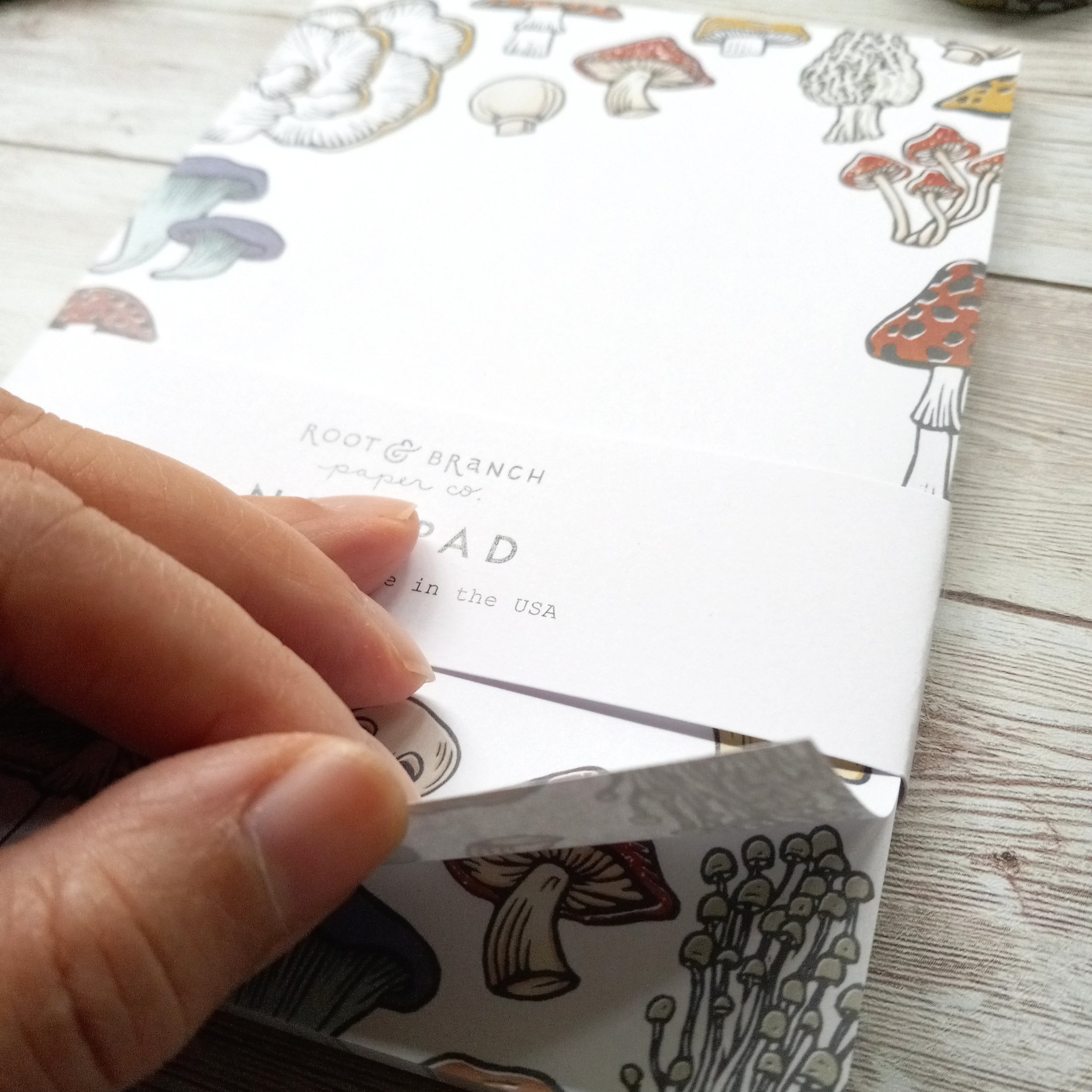 Root & Branch Paper Co. Mushroom + Fungi Notepad
