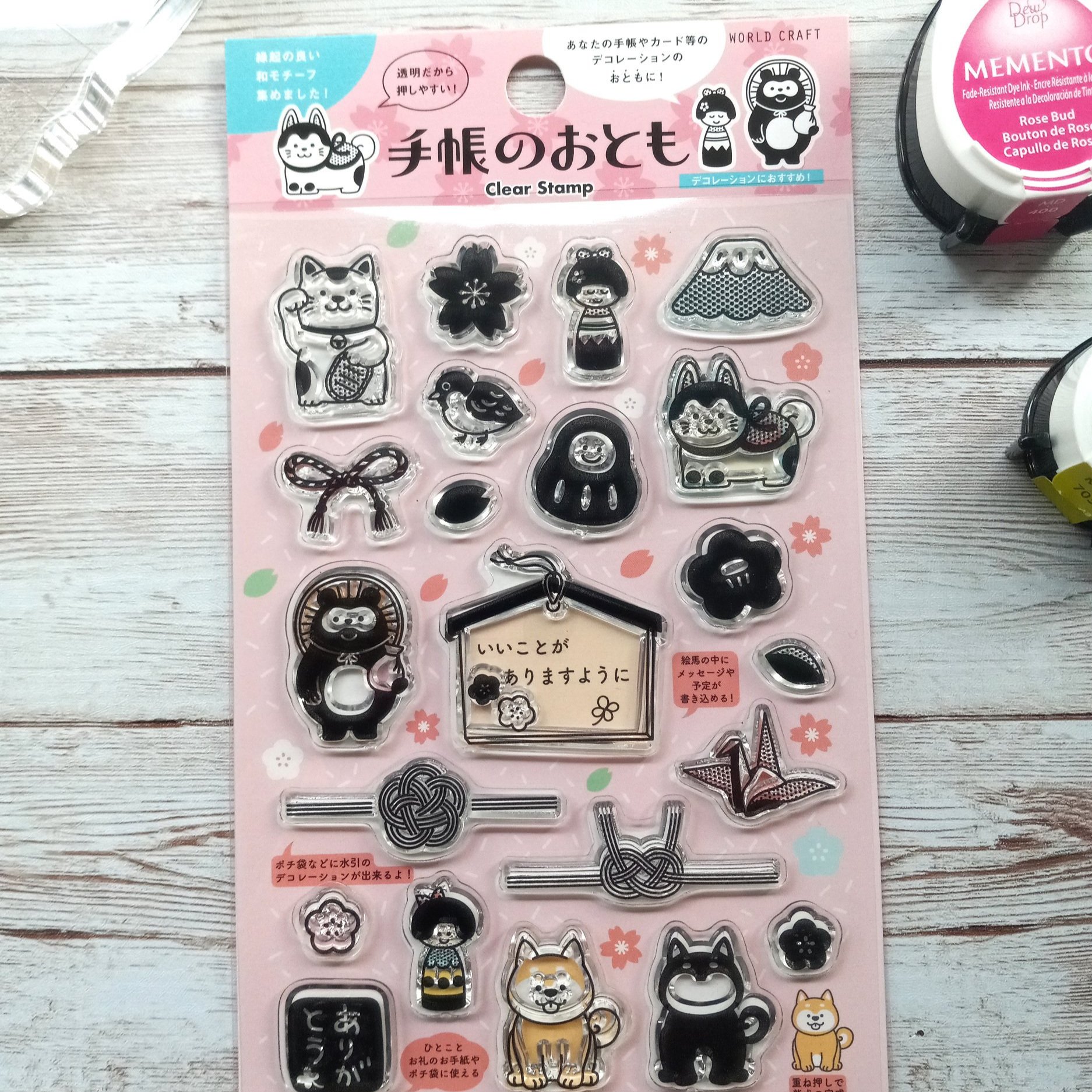 World Craft Clear Stamps Japanese Decoration Pattern || The Stationery Pocket