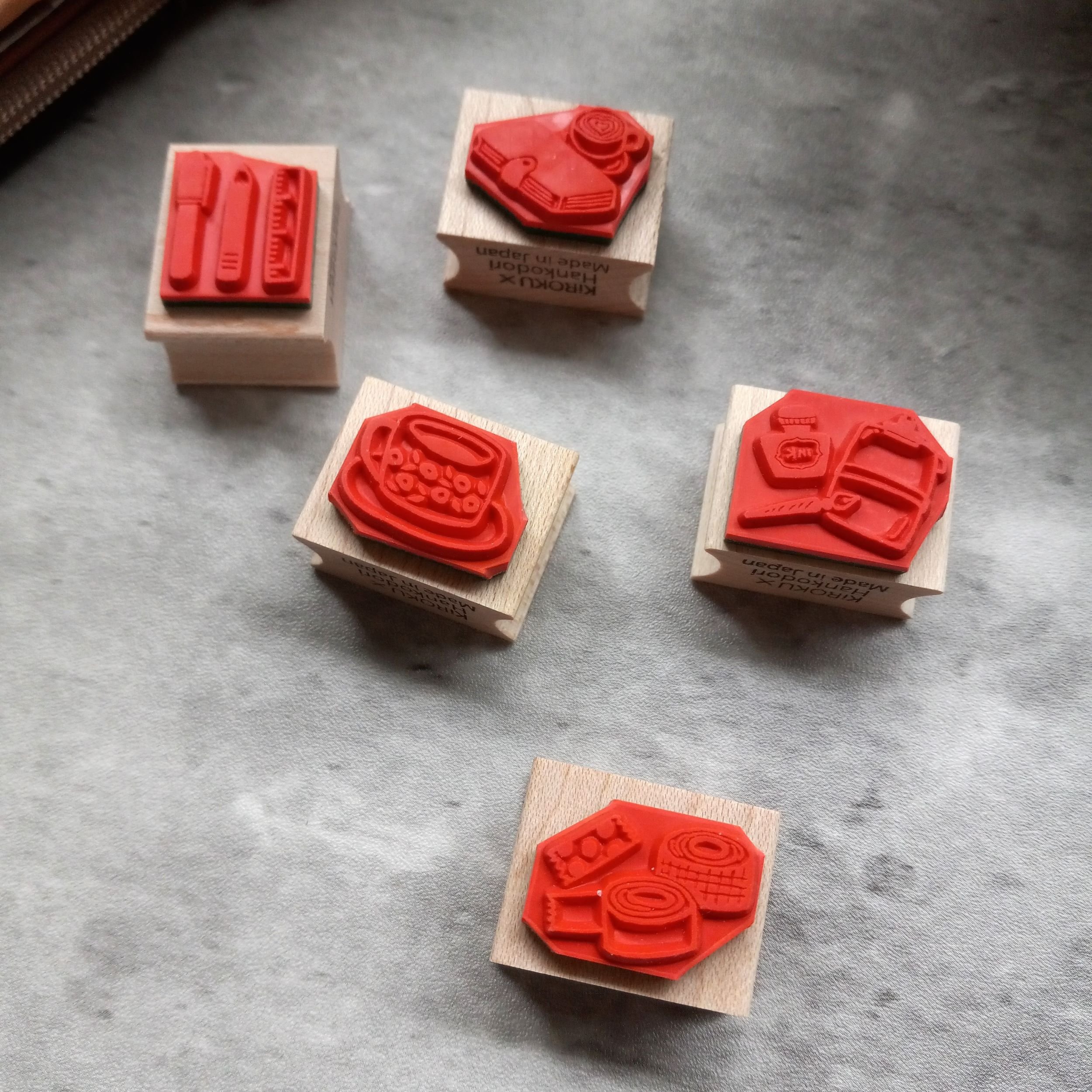 Hankodori x Kiroku Little Stamps Set || The Stationery Pocket