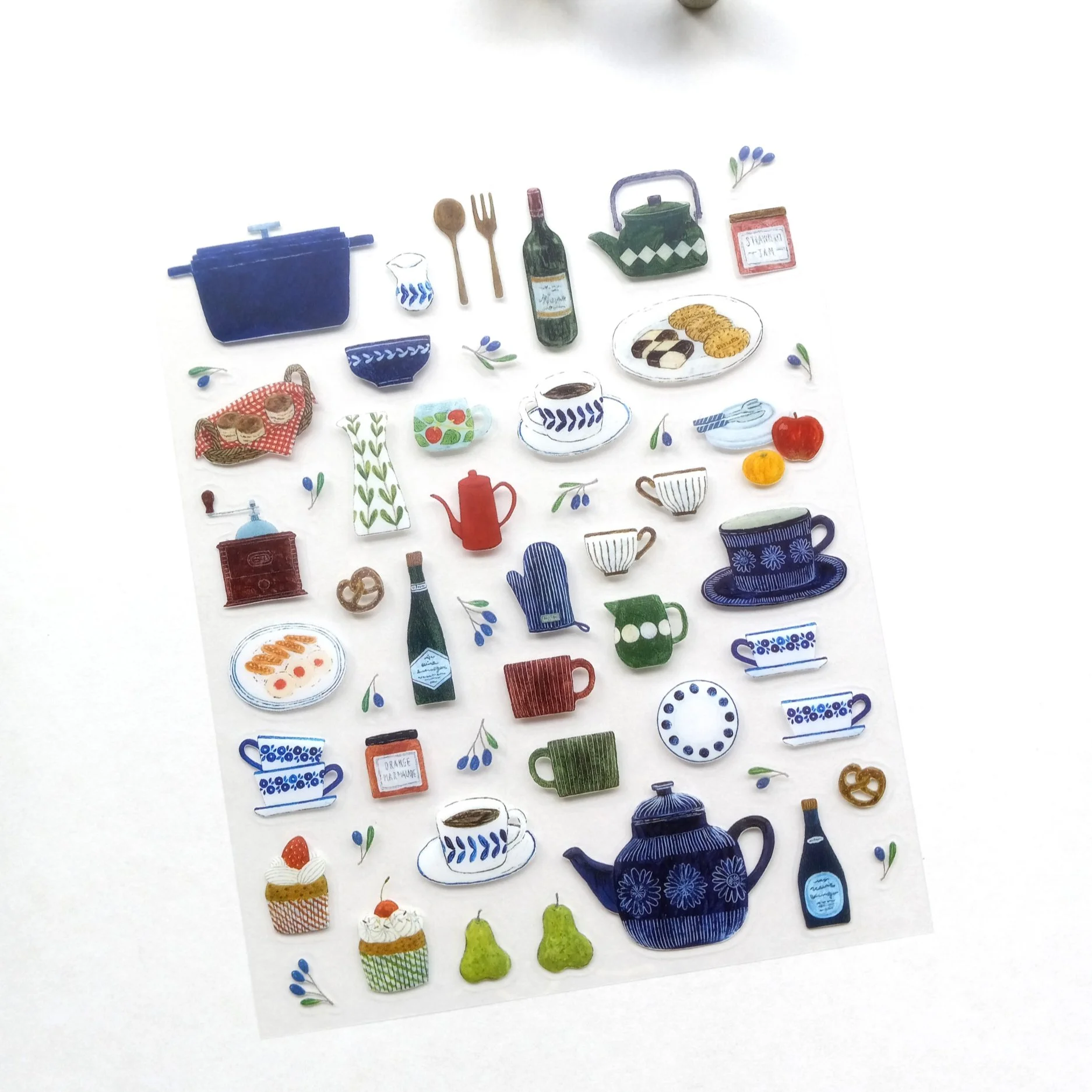 Cozyca x Midori Asano Kitchen Stickers || The Stationery Pocket