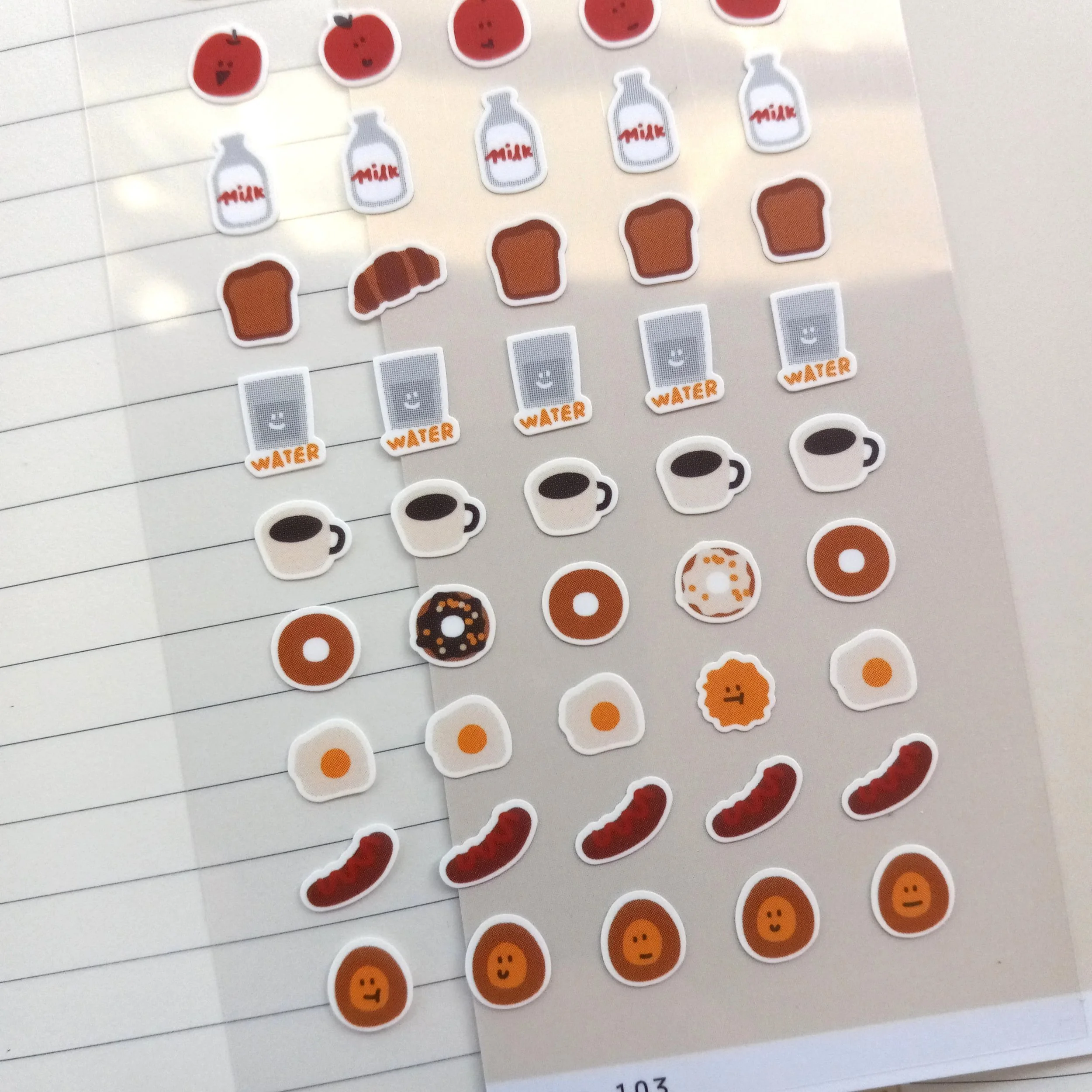 Suatelier Mini Series Stickers No. 103 Food.02 || The Stationery Pocket