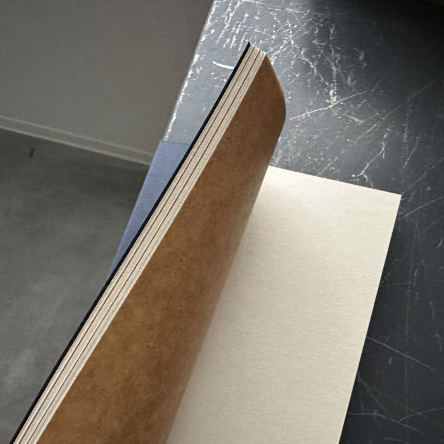 OEDA Letterpress 5 Paper Notebook - Cork || The Stationery Pocket