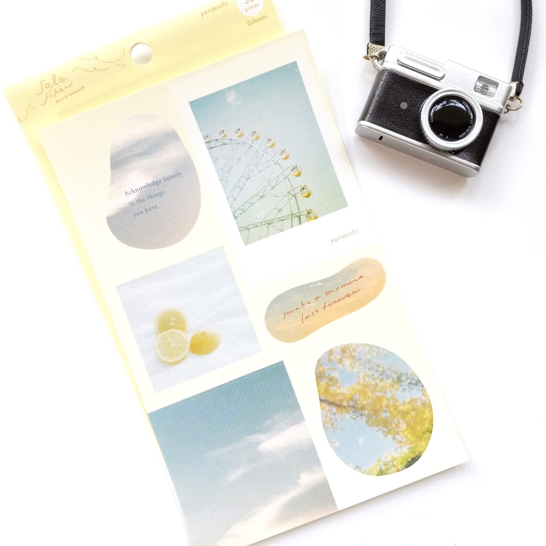 Ryu-Ryu Stickers Sora Jikan Isshun (Sky Time Moment) Series - Yorimichi || The Stationery Pocket