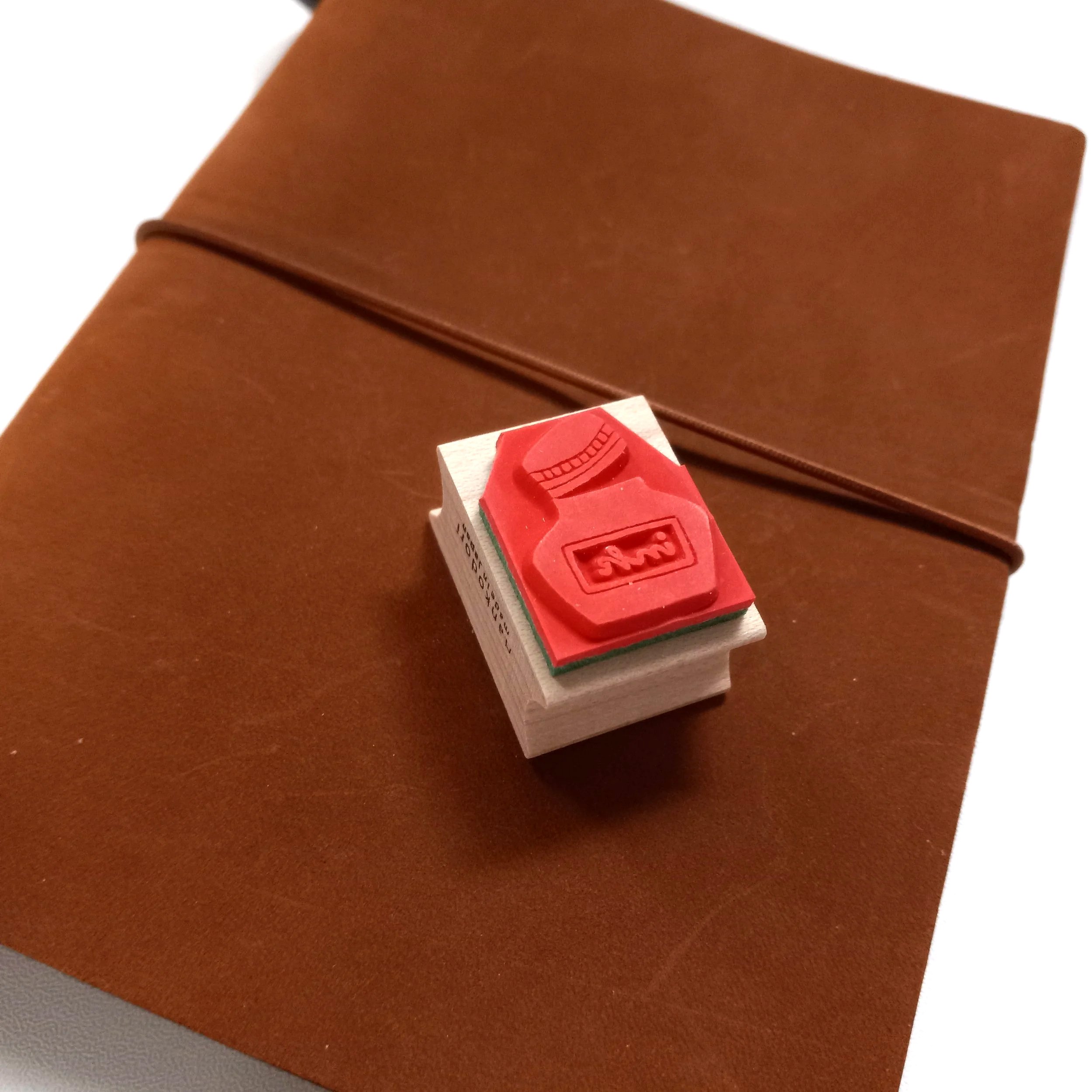 Hankodori Rubber Stamps - Ink Bottle || The Stationery Pocket