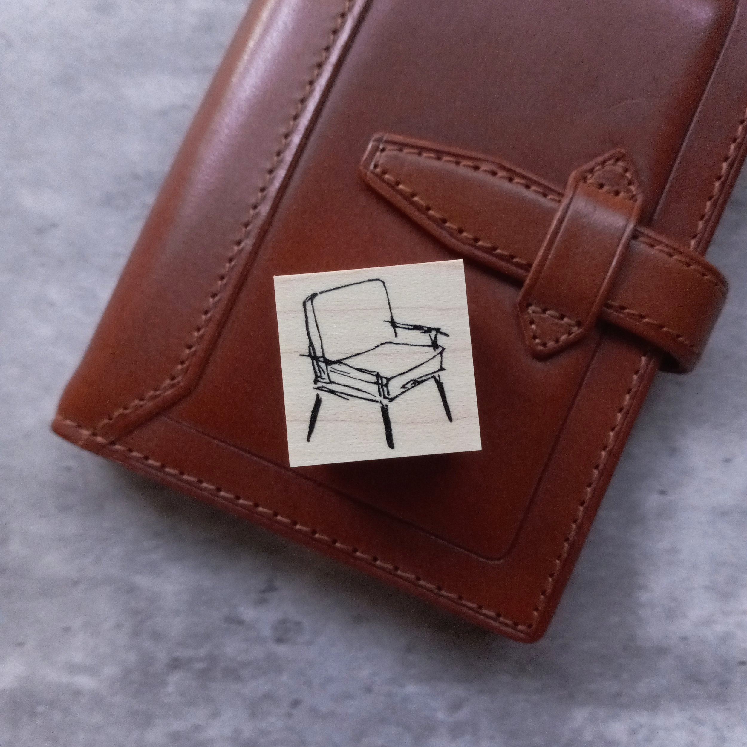 MA7Stamp Rubber Stamp - Armchair || The Stationery Pocket