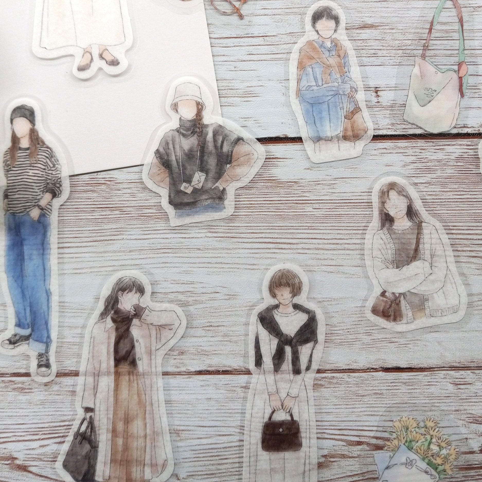 BGM Flake Stickers Basic Forever Today's Me || The Stationery Pocket