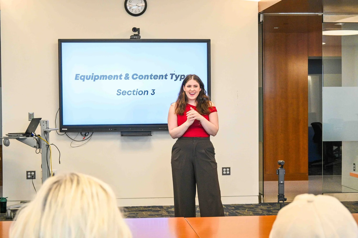 Gigi Robinson leading an in-person workshop