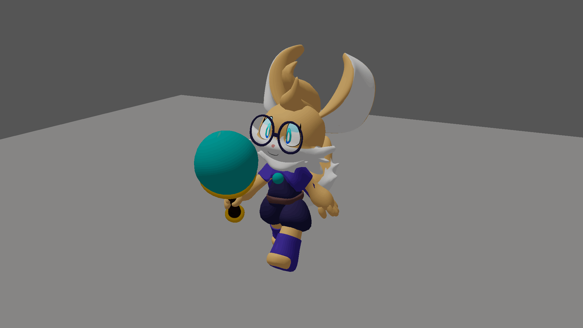 Walk cycle for Remia. Modeled an rigged in Maya; textured in Substance 3D Painter