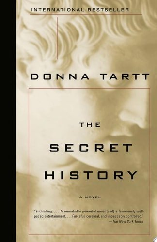 Book cover: The Secret History by Donna Tartt