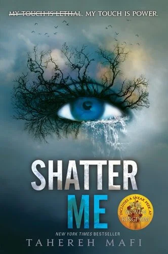 Book cover: shatter-me by Tahereh Mafi