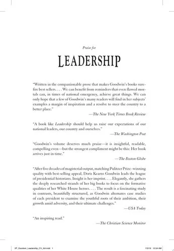 Book cover: Leadership: In Turbulent Times by Doris Kearns Goodwin