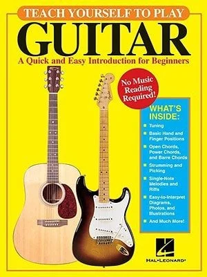 Book cover: Teach Yourself to Play Guitar by David M. Brewster