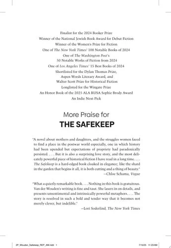 Book cover: The Safekeep by Yael van der Wouden