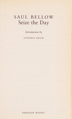 Book cover: Seize the Day (Penguin Classics) by Saul Bellow