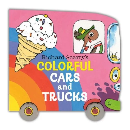 Book cover: Richard Scarry's Colorful Cars and Trucks by Richard Scarry
