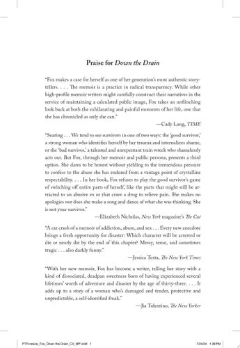 Book cover: Down the Drain by Julia Fox