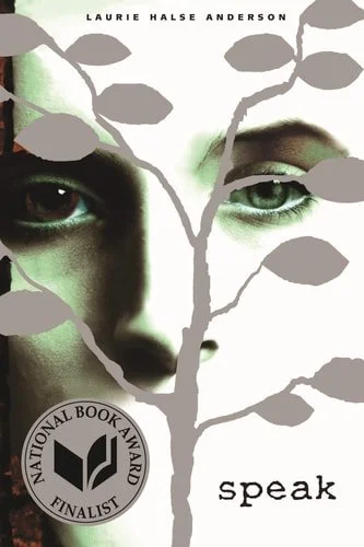 Book cover: Speak by Laurie Halse Anderson; Louisa Hall