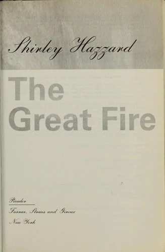 Book cover: The Great Fire by Shirley Hazzard; Jim Murphy