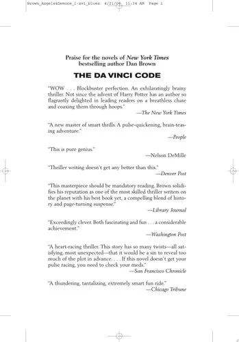 Book cover: Angels & Demons: A Novel (Robert Langdon) by Dan Brown