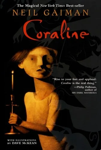 Book cover: Coraline by Neil Gaiman
