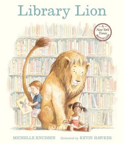 Book cover: Library Lion by Michelle Knudsen