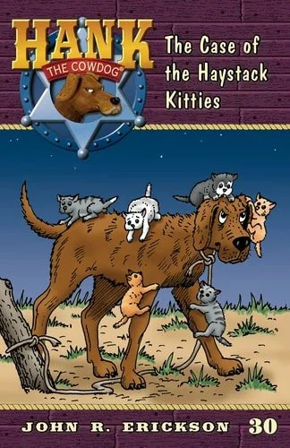 Book cover: The Case of the Haystack Kitties by John R. Erickson
