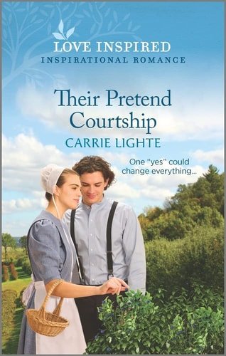 Book cover: Their Pretend Courtship An Uplifting Inspirational Romance by Carrie Lighte
