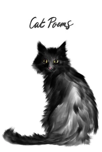 Book cover: Cat Poems by New Directions; Dave Crawley