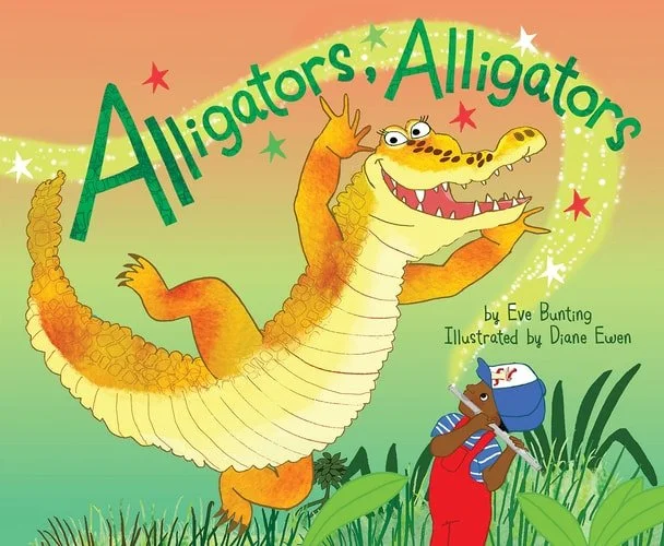 Book cover: Alligators, Alligators by Eve Bunting