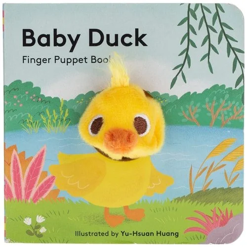 Book cover: Baby Duck: Finger Puppet Book: (Finger Puppet Book for Toddlers and Babies, Baby Books for First Year, Animal Finger Puppets) (Baby Animal Finger Puppets, 9) by Chronicle Books