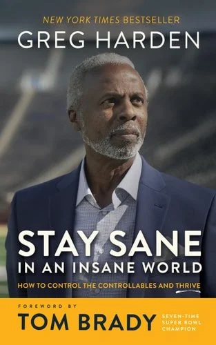 Book cover: Stay Sane in an Insane World: How to Control the Controllables and Thrive by Greg Harden