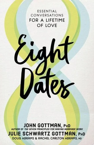 Book cover: Eight Dates: Essential Conversations for a Lifetime of Love by Doug Abrams; John Gottman PhD; Julie Schwartz Gottman PhD; Rachel Carlton Abrams M.D.