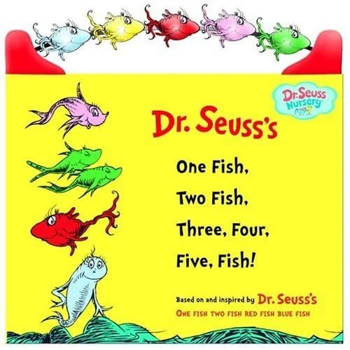 Book cover: One Fish, Two Fish, Three, Four, Five Fish (Dr. Seuss Nursery Collection) by Dr. Seuss