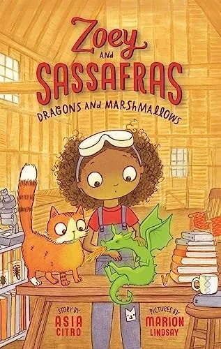 Book cover: Dragons and Marshmallows (Zoey and Sassafras, 1) by Asia Citro