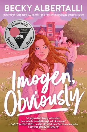 Book cover: Imogen, Obviously by Becky Albertalli