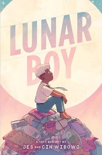 Book cover: Lunar Boy by Jes and Cin Wibowo; Jessica Wibowo; Jacinta Wibowo