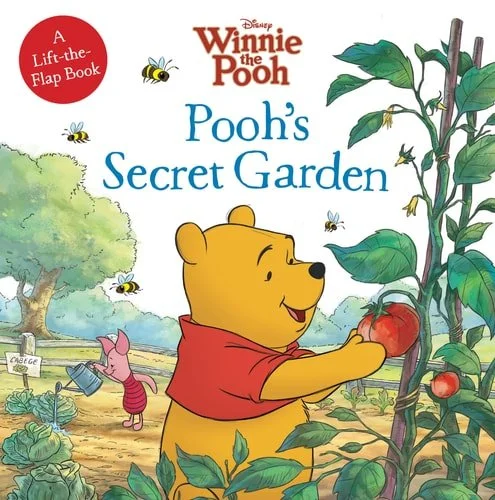 Book cover: Winnie the Pooh: Pooh's Secret Garden: A Lift-the-Flap Book by Disney Books