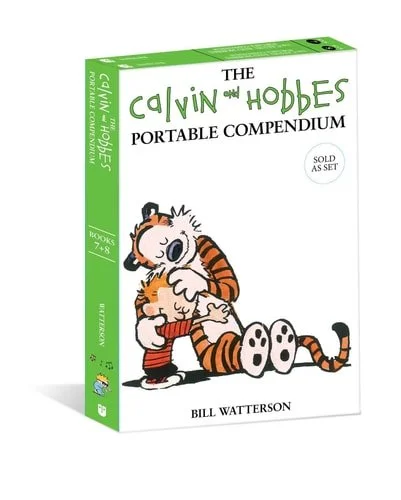 Book cover: The Calvin and Hobbes Portable Compendium Set 4 (Volume 4) by Bill Watterson
