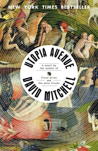 Book cover: Utopia Avenue: A Novel by David Mitchell
