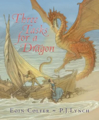 Book cover: Three Tasks for a Dragon by Eoin Colfer