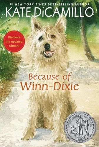 Book cover: Because of Winn-Dixie by Kate DiCamillo