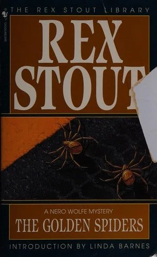 Book cover: The Golden Spiders by Rex Stout