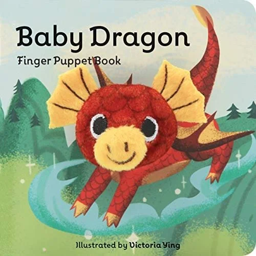 Book cover: Baby Dragon: Finger Puppet Book (Finger Puppet Book for Toddlers and Babies, Baby Books for First Year, Animal Finger Puppets) by Chronicle Books