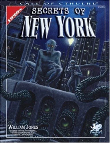 Book cover: Secrets of New York A Mythos Guide to the City That Never Sleeps by Jerry Jones; William Jones