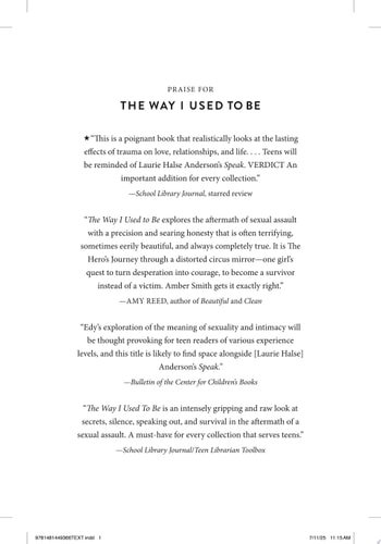 Book cover: The Way I Used to Be by Amber Smith