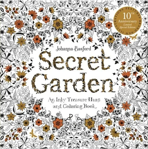 Book cover: Secret Garden 10th Anniversary Special Edition by Johanna Basford