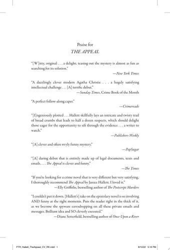 Book cover: The Appeal: A Novel by John Grisham; Janice Hallett