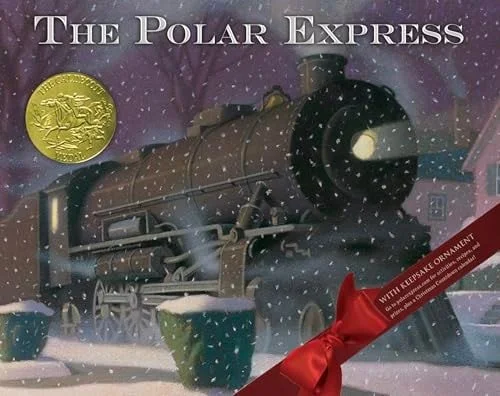Book cover: Polar Express 30th Anniversary Edition: A Christmas Holiday Book for Kids by Chris Van Allsburg